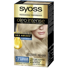 Фарба для волосся Syoss Oleo Intense 12-00 Платиновий блонд екстра 115 мл (4015100188578)