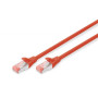 Патч-корд 3м, CAT 6 S-FTP, AWG 27/7, LSZH, red Digitus (DK-1644-030/R)