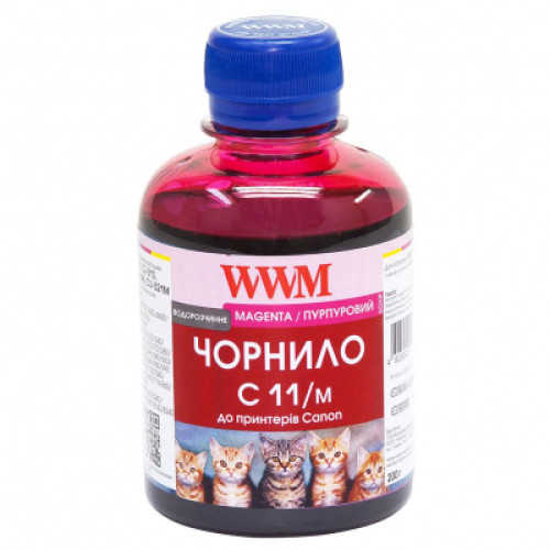 Чорнило WWM CANON CL441/511/513/CLI521/426 Magenta (C11/M)