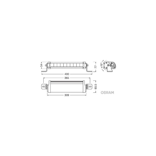 Фара головного світла Osram LEDDL103-SP