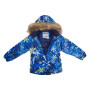 Куртка Huppa ALONDRA 18420030 синій з принтом 92 (4741632029972)