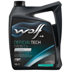 Моторна олива Wolf OFFICIALTECH 5W30 C4 4л (8308413)