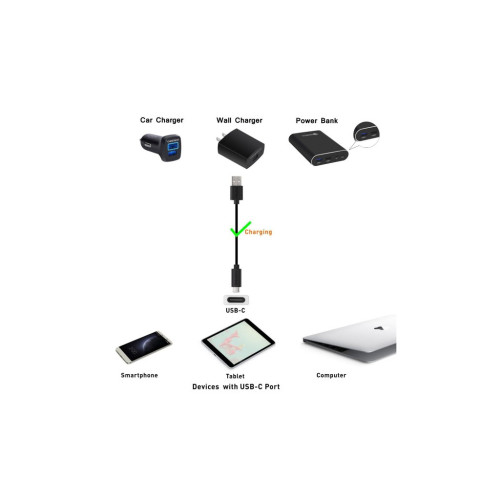 Дата кабель USB 2.0 AM to Type-C 1.0m Choetech (AC0002)