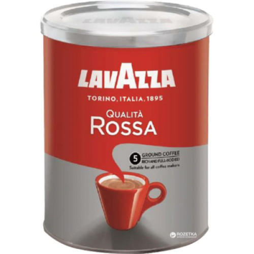 Кава Lavazza Qualita Rossa мелена 250 г ж/б (8000070035935)
