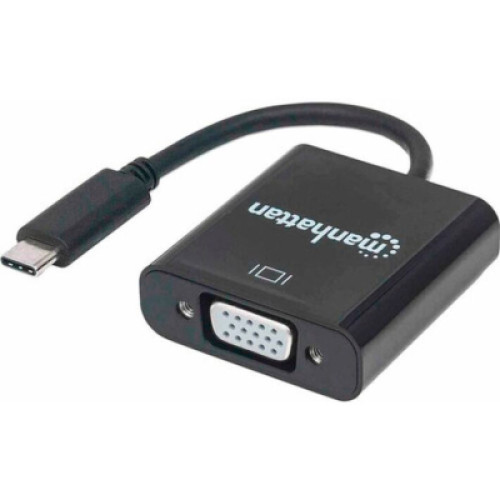 Перехідник USB3.1 Type-C to VGA (F) Manhattan Intracom (151771)