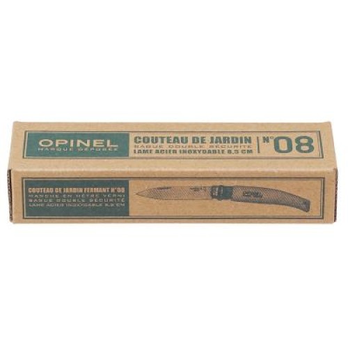 Ніж Opinel Couteau de Jardin №8 Inox VRI, в коробке (133080)