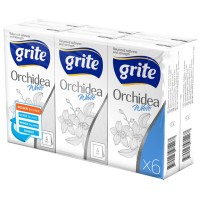 Хустинки носові Grite Orchidea 4 шари 9 шт х 6 пачок (4770023481167)