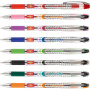 Ручка кулькова Unimax набір Ultraglide Асорті 8 кольорів чорнила 1 мм, 8 кольорів (UX-116-20)