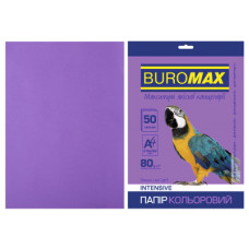Папір Buromax А4, 80g, INTENSIVE violet, 50sh (BM.2721350-07)