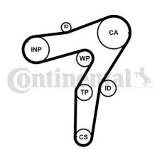 Ремінь ГРМ CONTITECH CT1183