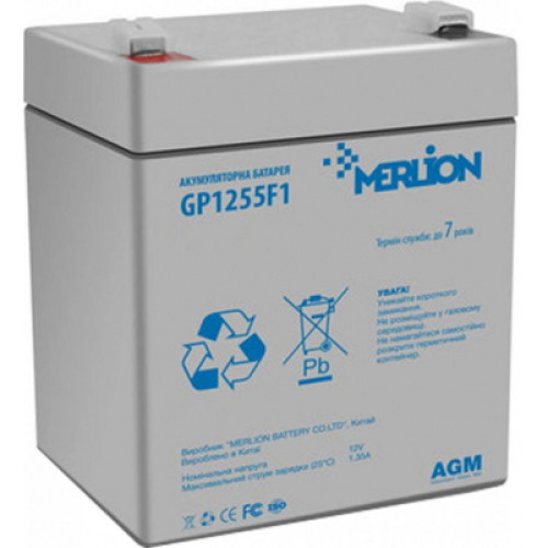 Батарея до ДБЖ Merlion 12V-5.5Ah (GP1255F2)