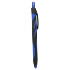 Ручка кулькова H-Tone автоматична 0,7 мм, чорний корпус, синя, уп. 12 шт (PEN-HT-JJ20165)