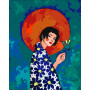 Картина по номерам Santi Дівчина з колібрі 40*50 см (954367)