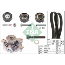 Комплект ременя ГРМ з помпой INA 530 0484 30