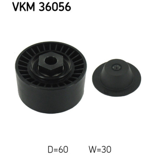 Ролик натягувача ременя SKF VKM 36056