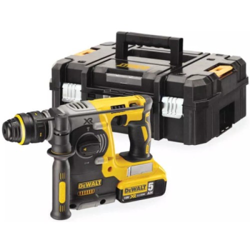 Перфоратор DeWALT безщітковий, SDS-Plus, 18 В, 2.1 Дж, 3 реж. кейс (DCH274P2)