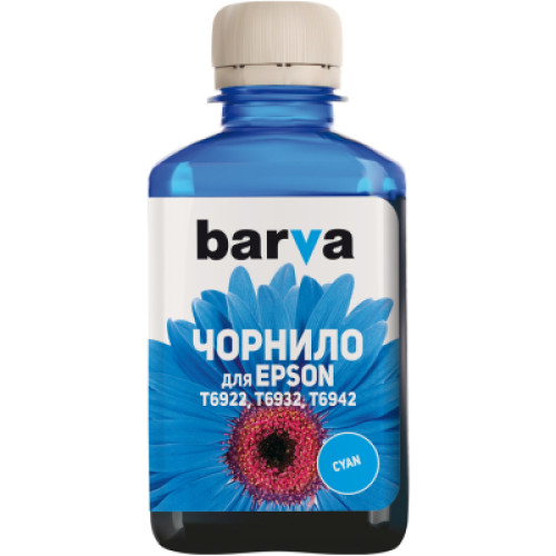 Чорнило Barva Epson E69, 180 мл, cyan (E69-766)