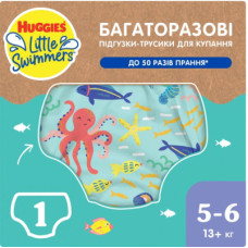 Підгузок Huggies Little Swimmers Розмір 5-6 багаторазові для плавання 1 шт (5029053583068)