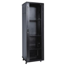 Шафа напольна Kingda 27U 19" 600x1000 RAL9004 (KD-002-6027)