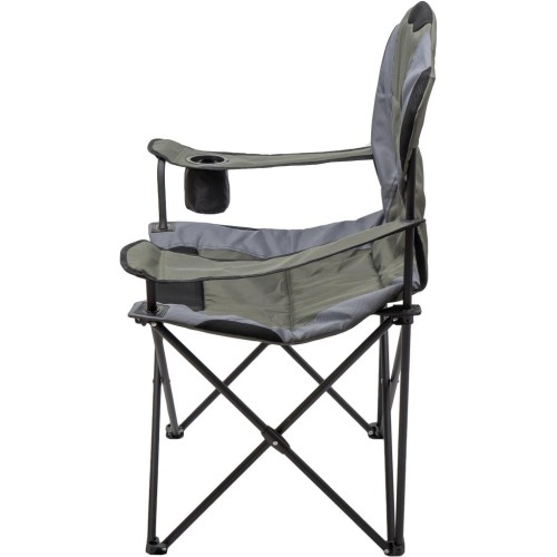 Крісло складане NeRest NR-34 Турист Grey/Khaki (4820211100506HAKIG)