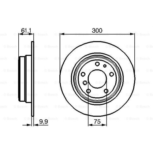 Гальмівний диск Bosch 0 986 478 321