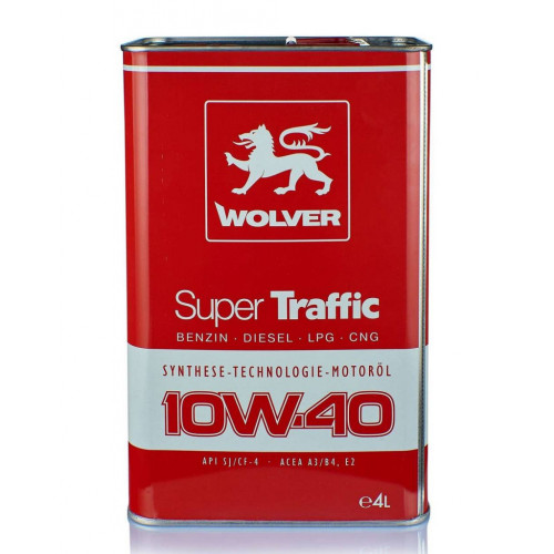 Моторна олива Wolver Super Traffic 10W-40 1л (4260360942549)