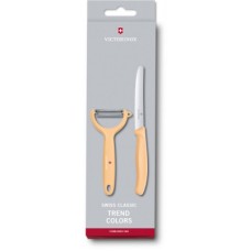 Набір ножів Victorinox SwissClassic Paring Set Tomato and Kiwi Light Orange (6.7116.23L92)