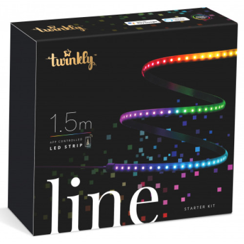 Гірлянда Twinkly Smart LED Twinkly Line RGB, підсвічування, Gen II, IP20, 1,5 (TWL100STW-BEU)