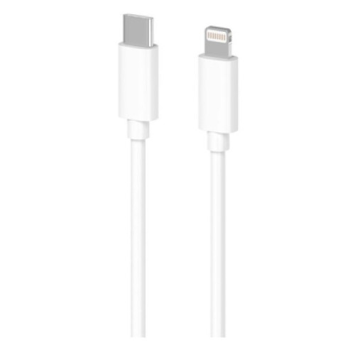 Дата кабель USB-C to Lightning 1.0m Glow white 2E (2E-CCCL-WH)