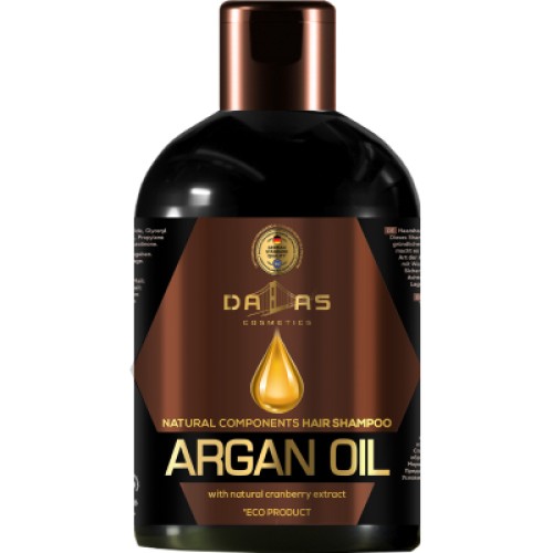 Шампунь Dalas Argan Oil з натуральним екстрактом журавлини й аргановою олією 1000 г (4260637729217)