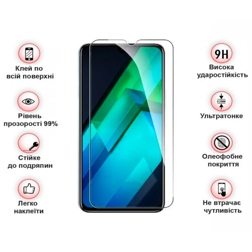 Скло захисне BeCover Infinix Note 12 (X663D) 3D Crystal Clear Glass (708088)