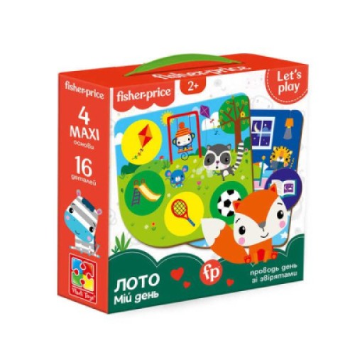 Настільна гра Vladi Toys Fisher Price. Лото. Мій день (VT2910-02)