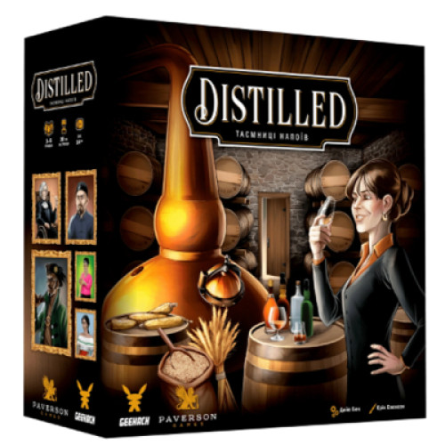 Настільна гра Geekach Games Distilled. Таємниці напоїв (Distilled. Kickstarter edition) (GKCH065DS)