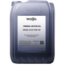 Моторна олива WEXOIL Diesel Plus 15w40 20л (WEXOIL_62627)