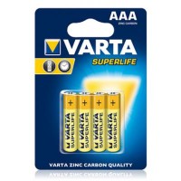 Батарейка Varta SUPERLIFE Zinc-Carbon R03 * 4 (02003101414)