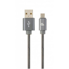 Дата кабель USB 2.0 AM to Micro 5P 2.0m Cablexpert (CC-USB2S-AMmBM-2M-BG)