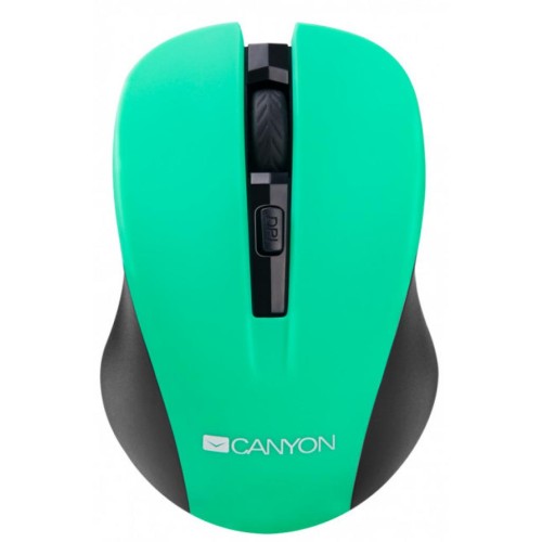 Мишка Canyon CNE-CMSW1GR Wireless Black-Green (CNE-CMSW1GR)