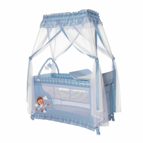 Дитячий манеж Lorelli MAGIC SLEEP blue advent