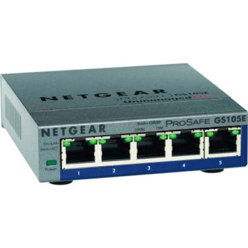 Комутатор мережевий Netgear GS105E (GS105E-200PES)