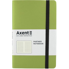 Блокнот Axent Partner Soft, 125х195, 96арк, кліт, салатовий (8206-09-A)