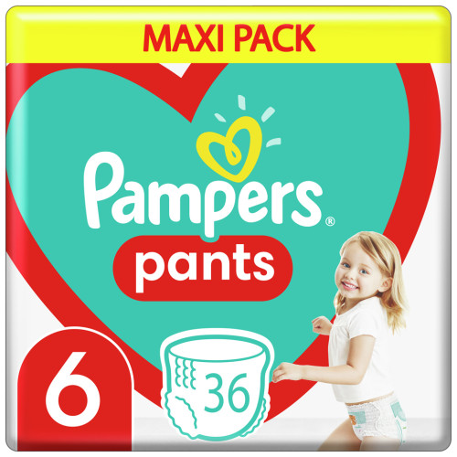 Підгузки Pampers трусики Pants Giant Розмір 6 (15+ кг) 36 шт. (8006540069028)