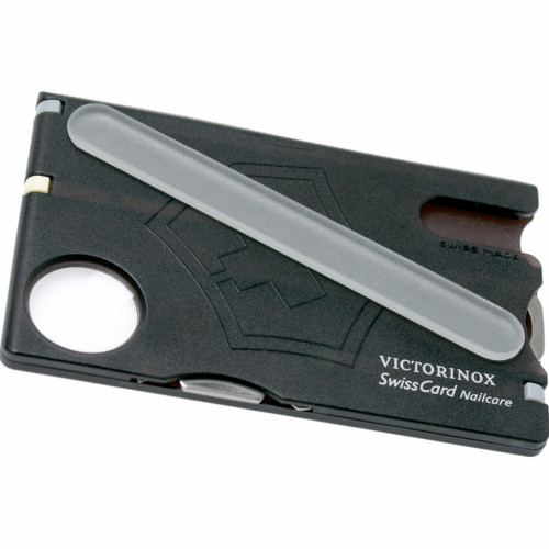 Ніж Victorinox SwissCard NailCare Transparent Black (0.7240.T3)