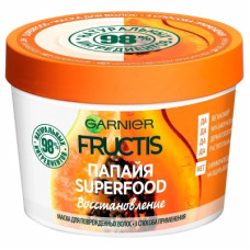 Маска для волосся Garnier Fructis Superfood Папайя для пошкодженого волосся 390 мл (3600542258876)