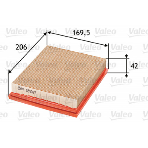 Повітряний фільтр для автомобіля Valeo 585027