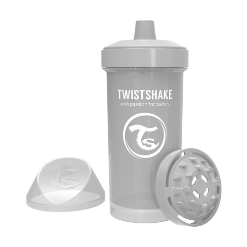 Поїльник-непроливайка Twistshake 360 мл 78284 сіра (69898)