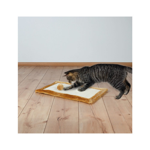 Дряпка (кігтеточка) для котів Trixie коврик 55х35 см (коричнева) (4011905043258)