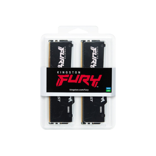 Модуль пам'яті для комп'ютера DDR5 32GB 5200 MHz Beast RGB Kingston Fury (ex.HyperX) (KF552C40BBA-32)