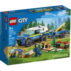 Конструктор LEGO City Мобільний майданчик для дресування поліцейських собак 197 деталей (60369)