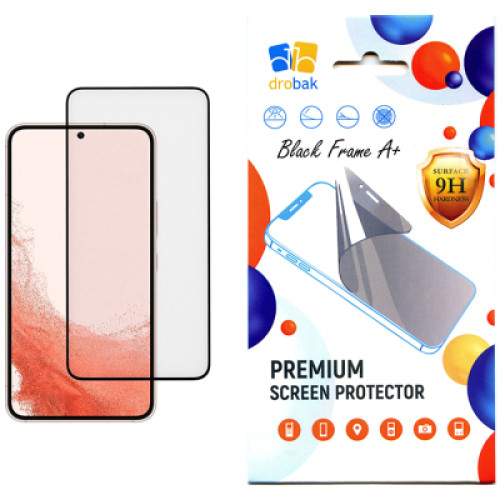 Скло захисне Drobak Xiaomi Redmi Note 11 Pro+ Black Frame A+ (616172)