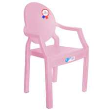 Крісло садове Irak Plastik дитяче бешкетник рожеве (4838)
